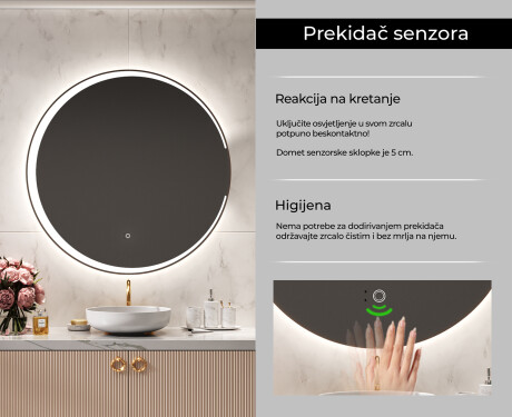 Ogledalo s LED rasvjetom L123 #6