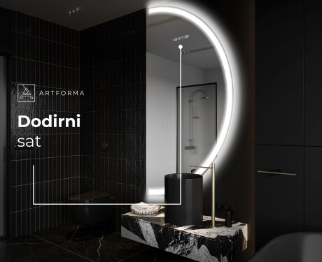 Zidno dekorativna ogledala sa svjetlom LED Y222 #7