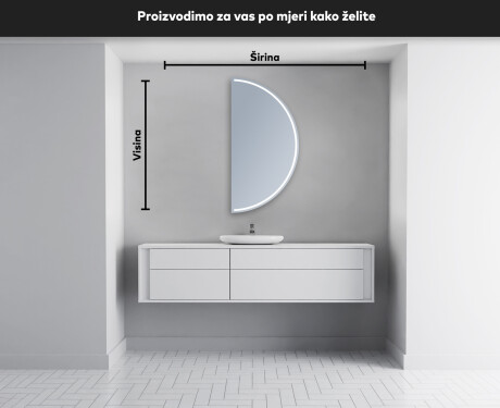 Nepravilna zidna dekorativna ogledala u boji Y223 #4