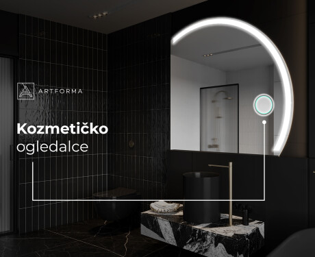 Zidno dekorativna ogledala sa svjetlom LED Y222 #6