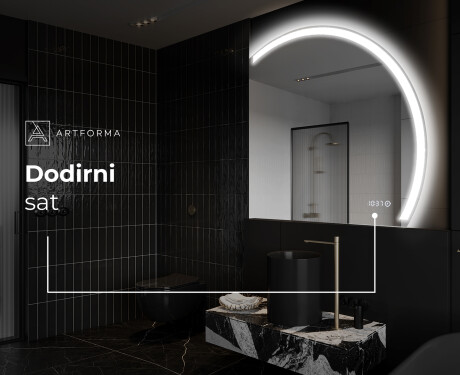 Zidno dekorativna ogledala sa svjetlom LED Y222 #9