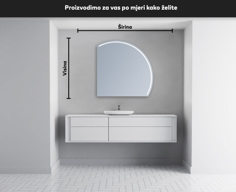 Nepravilna zidna dekorativna ogledala u boji Y223 #4