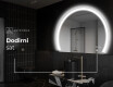 Zidno dekorativna ogledala sa svjetlom LED Y222 #9