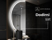 Zidno dekorativna ogledala sa svjetlom LED D222 #7
