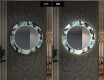Okruglo Ukrasno Zrcalo S LED Pozadinskim Osvjetljenjem Za Predvorje - Ball #7