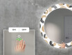 Okruglo Ukrasno Zrcalo S LED Pozadinskim Osvjetljenjem Za Dnevnu Sobu - Donuts #5