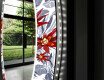 Okruglo Ukrasno Zrcalo S LED Pozadinskim Osvjetljenjem Za Predvorje - Sea Flowers #11