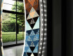 Okruglo Ukrasno Zrcalo S LED Pozadinskim Osvjetljenjem Za Dnevnu Sobu - Color Triangles #11