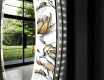 Okruglo Ukrasno Zrcalo S LED Pozadinskim Osvjetljenjem Za Predvorje - Golden Flowers #11