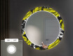 Okruglo Ukrasno Zrcalo S LED Pozadinskim Osvjetljenjem Za Predvorje - Gold Jungle #4