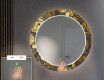 Okruglo Ukrasno Zrcalo S LED Pozadinskim Osvjetljenjem Za Predvorje - Ancient Pattern #5