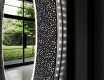 Okruglo Ukrasno Zrcalo S LED Osvjetljenjem Za Kupaonicu - Dotts #11
