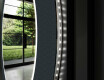 Okruglo Ukrasno Zrcalo S LED Osvjetljenjem Za Kupaonicu - Elegant #11