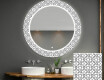Okruglo Ukrasno Zrcalo S LED Osvjetljenjem Za Kupaonicu - Industrial #1