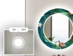 Okruglo Ukrasno Zrcalo S LED Osvjetljenjem Za Kupaonicu - Tropical #4