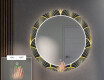Okruglo Ukrasno Zrcalo S LED Pozadinskim Osvjetljenjem Za Predvorje - Art Deco #5