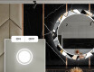 Ukrasno Zrcalo S LED Osvjetljenjem Za Blagovaonicu - Marble Pattern #4