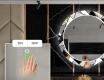 Ukrasno Zrcalo S LED Osvjetljenjem Za Blagovaonicu - Marble Pattern #5