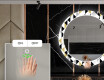 Ukrasno Zrcalo S LED Osvjetljenjem Za Blagovaonicu - Geometric Patterns #5