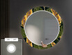 Okruglo Ukrasno Zrcalo S LED Pozadinskim Osvjetljenjem Za Predvorje - Botanical Flowers #4