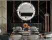 Ukrasno Zrcalo S LED Osvjetljenjem Za Blagovaonicu - Chamomile #12