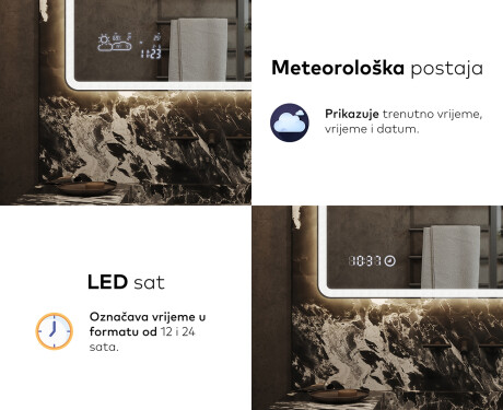 Ogledalo s LED rasvjetom L146 #7