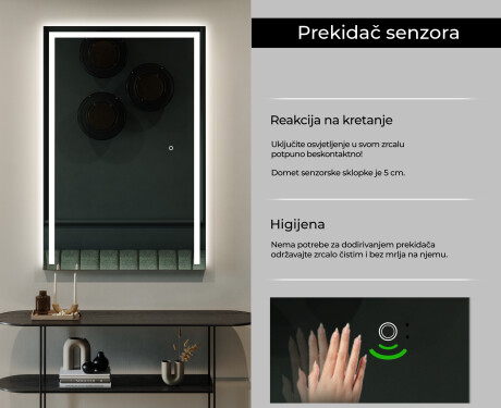 Okomito gledalo Sa LED Rasvjetom L11 #6