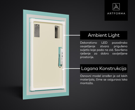 Okomito gledalo Sa LED Rasvjetom L38 #3