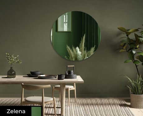 Okrugla zidna dekorativna ogledala u boji L175 #1