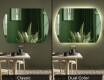 Obla zidna dekorativna ogledala u boji L177 #9