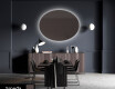 Ovalna zidna dekorativna ogledala u boji L178 #4