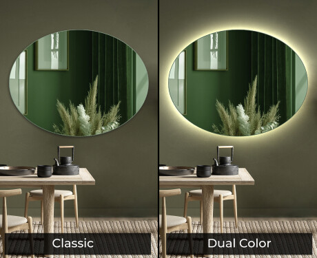 Ovalna zidna dekorativna ogledala u boji L178 #9