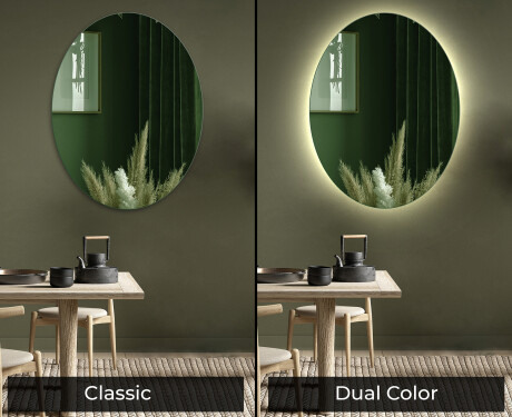 Ovalna dekorativna ogledalo za zid L179 #9