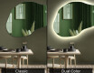 Nepravilna zidna dekorativna ogledala u boji L180 #9