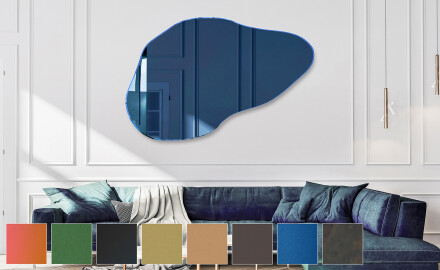 Nepravilna zidna dekorativna ogledala u boji L180