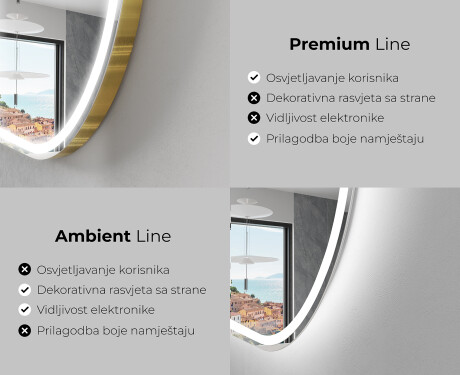 Ogledalo s LED rasvjetom L230 #2