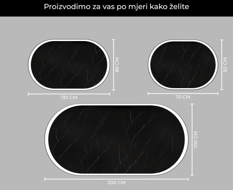 Ogledalo s LED rasvjetom L230 #5