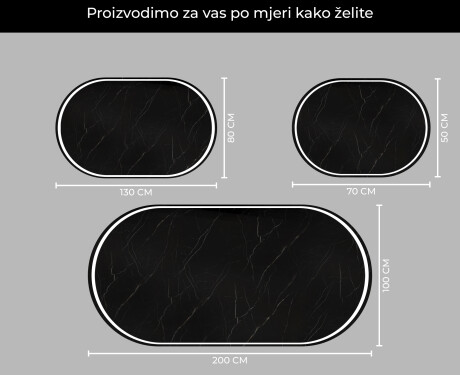 Ogledalo s LED rasvjetom L231 #4