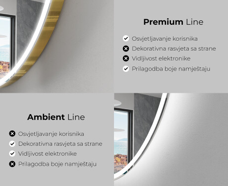 Ogledalo s LED rasvjetom L230 #2