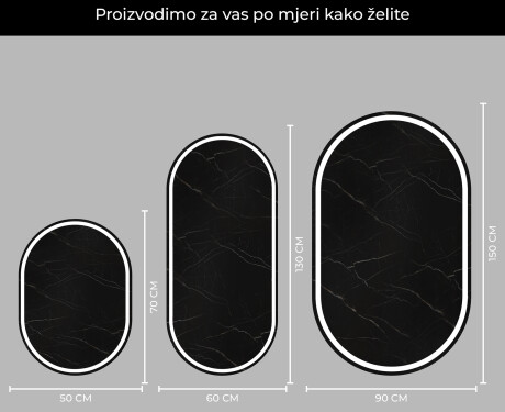 Ogledalo s LED rasvjetom L231 #4