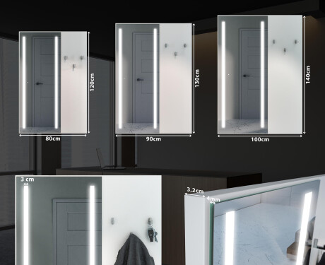 LED ogledala za predsoblje - Andes #11