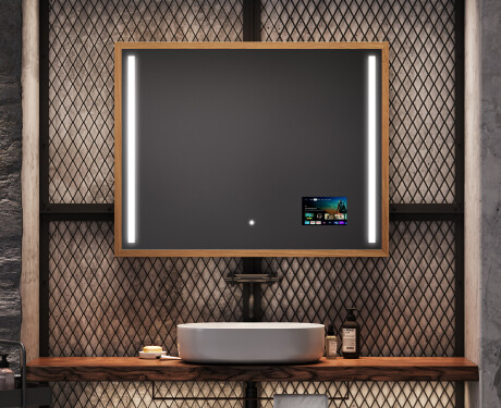 Ogledalo s LED rasvjetom i okvirom FrameLine L02 #1