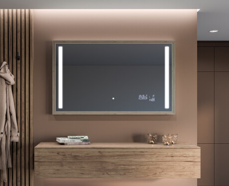 Ogledalo s LED rasvjetom i okvirom FrameLine L02 #12
