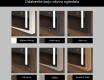 Ogledalo s LED rasvjetom i okvirom FrameLine L02 #2