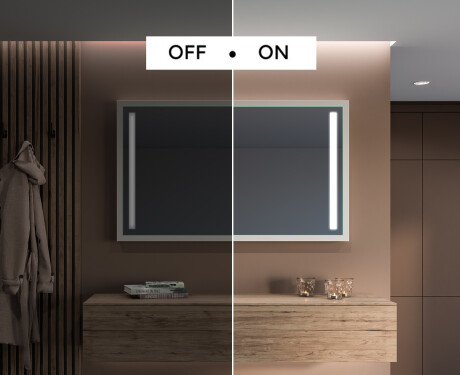 Ogledalo s LED rasvjetom i okvirom FrameLine L02 #5