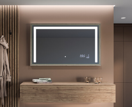 Ogledalo s LED rasvjetom i okvirom FrameLine L11 #12