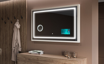 Ogledalo s LED rasvjetom i okvirom FrameLine L15
