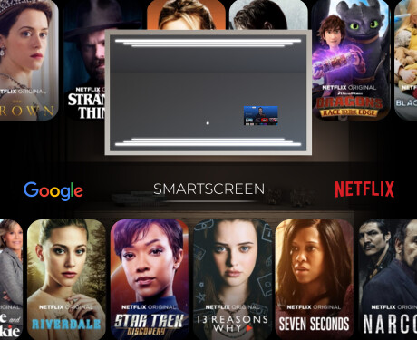 Ogledalo s LED rasvjetom i okvirom FrameLine L75 #6