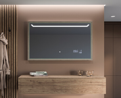 Ogledalo s LED rasvjetom i okvirom FrameLine L128 #12