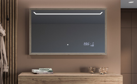 Ogledalo s LED rasvjetom i okvirom FrameLine L128